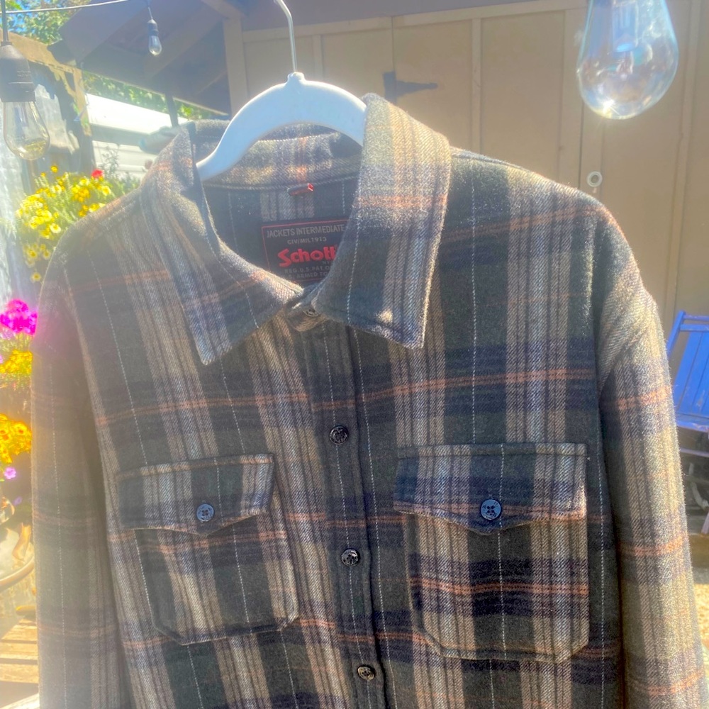 Schott cpo wool shirt jacket. 2xl. Beautiful colorway. Perfect.